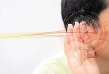 صورة توضح عملية السمع