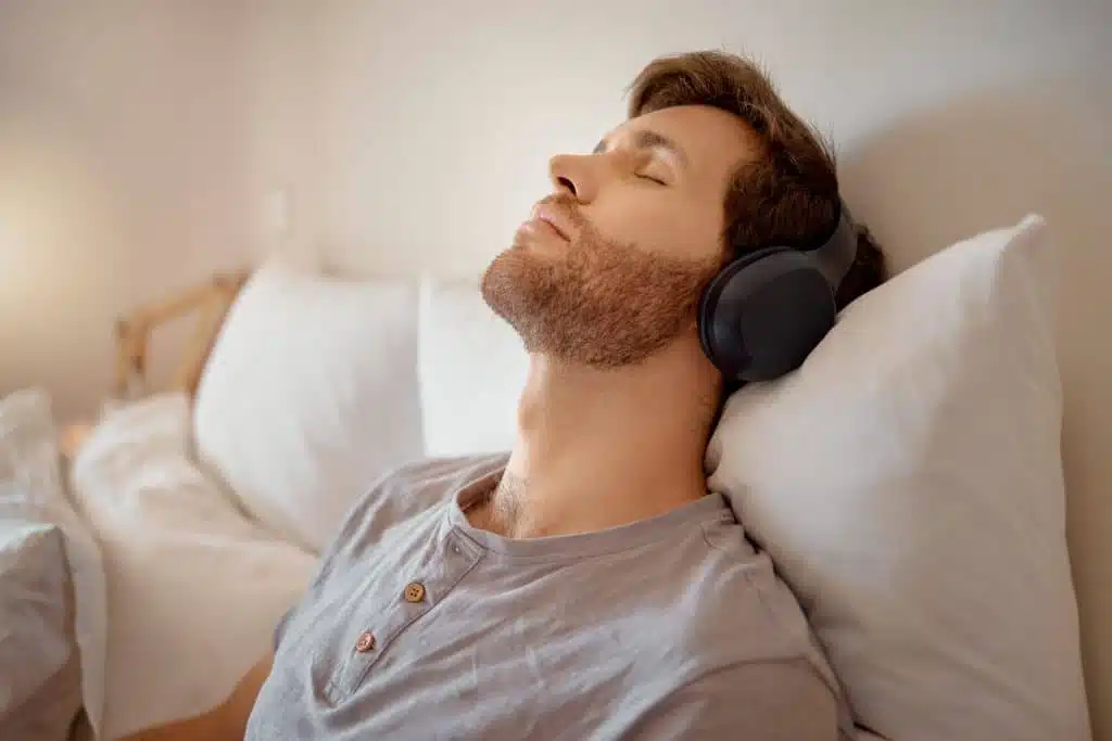 casque homme sieste