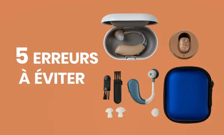 Accessoires pour appareils auditifs et conseils à éviter.