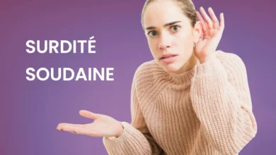 Femme préoccupée par surdité soudaine