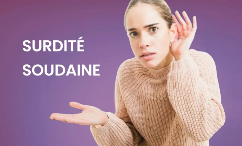 Femme préoccupée par surdité soudaine